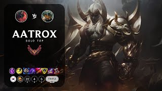 Aatrox Top vs Olaf  KR Grandmaster Patch 142 [upl. by Icyac]