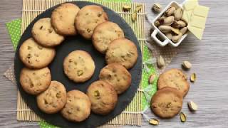 GALLETAS DE CHOCOLATE BLANCO Y PISTACHOS ¡Deliciosas [upl. by Andrea450]