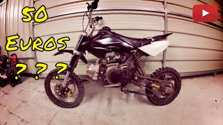 Como Restaurar uma Pit Bike por 50 EUROS   Desmontagem [upl. by Ennahtur768]