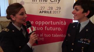 Stem in the City la testimonianza di due donne ufficiali dellAeronautica [upl. by Oderfigis]