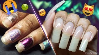 Want Natural Nail Goals 💅🏽 How on EARTH ✨😳✨ I got my best nails yet✨LifeChanging✨🧪 [upl. by Nawed]