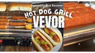 VEVOR Hot Dog Grill Machine Full Assembly amp Review  Hot Dogs Taquitos Corn Dogs Egg Rolls [upl. by Rednaxela]