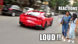 LOUDEST FERRARI 812 SuperFast  INSANE V12 SOUNDS  Novitec Rosso Exhaust [upl. by Nowd413]