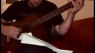 YANNIOne Man‘s Dream First PractiseGuitar Cover [upl. by Salli327]