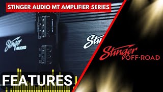 FEATURES Stinger Audio MT Amplifier Series [upl. by Henryson473]