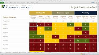 Project Prioritization Tool [upl. by Enilamme]