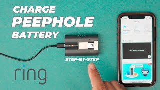 How to charge Ring Peephole battery [upl. by Amre337]