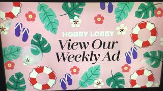 Hobby Lobby Weekly Ad Commercial [upl. by Edgardo]