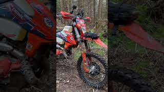 KTM EXCF 500 2022 singletrack mitastyres enduro [upl. by Quartana]