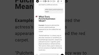 What Does Pulchritudinous Mean [upl. by Va]