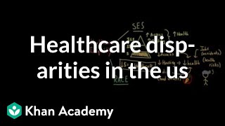 Health and healthcare disparities in the US  Social Inequality  MCAT  Khan Academy [upl. by Tadashi]