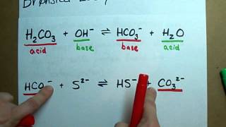 Identify Conjugate Acid Base Pairs Bronsted Lowry [upl. by Elehcin]