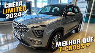 NOVO CRETA 2024 LIMITED  MELHOR QUE TCROSS HIGLINE [upl. by Lombardo]