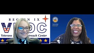 How military veterans become business owners in California  Tara Lynn Gray chats w Coreena Conley [upl. by Anaiek]