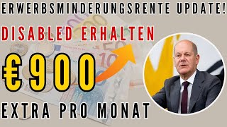 Menschen mit Behinderungen erhalten 900 Euro pro Monat mehr in der Erwerbsminderungsrente [upl. by Aiekal]