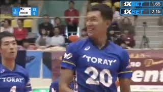 Oita Miyoshi Weisse Adler Marck Espejo vs Toray Arrows Aung Thu  Week 1 [upl. by Beller]