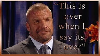 Triple H reveals why he continues to target The Shield [upl. by Melliw]