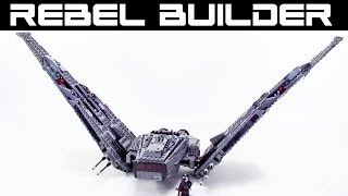 LEGO Kylo Ren’s Command Shuttle Modifications Tutorial [upl. by Allets]