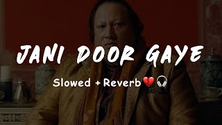 Jani Door Gaye  Ustad Nusrat Fateh Ali Khan  SlowedReverb 💔🎧 [upl. by Ladonna]