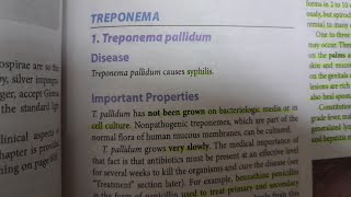 Treponema Pallidum  MICROBIOLOGY [upl. by Lleneg]