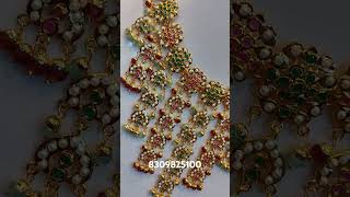 Charminar shopping jewellery Navratan set Nizam onlineshopping jewellery jewellerycollec jewels [upl. by Akimak]