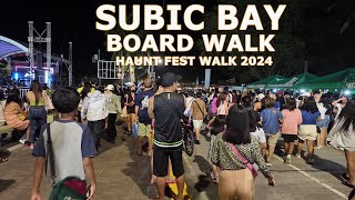 WALK TO SUBIC BAY HAUNTFEST 2024  SUBIC BAY BOARDWALK 4K [upl. by Sol]