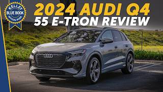 2024 Audi Q4 55 ETron  Review and Road Test [upl. by Aicenra]