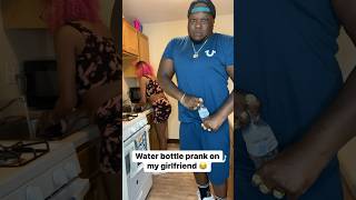 Water Bottle Prank On My Girlfriend 😂😂 funny comedy couples [upl. by Dnalrah]