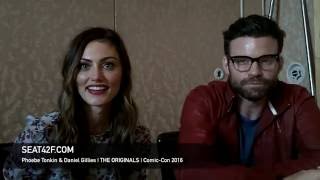 Phoebe Tonkin amp Daniel Gillies THE ORIGINALS Interview Comic Con 2016 [upl. by Magree]