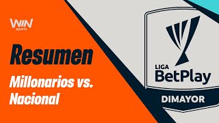 Millonarios vs Nacional resumen y goles  Liga BetPlay Dimayor 2024 2  Fecha 6 [upl. by Torrence]