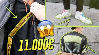 QUANTO COSTA IL TUO OUTFIT PELLICCE GUCCI ed OFF WHITE  11000 € di outfit [upl. by Brout279]