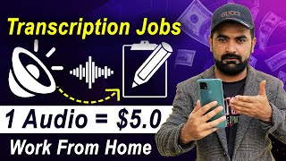 Easy 🗣️Transcription Jobs From Home📝  No Fiverr amp No Upwork [upl. by Arther]