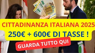 ⛔ TASSE E LIMITAZIONI PER EXTRACOMUNITARI NEL 2025  CITTADINANZA ITALIANA E NON SOLO [upl. by Nylrahs]