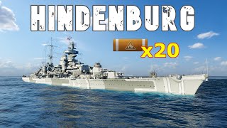 World of WarShips Hindenburg  3 Kills 307K Damage [upl. by Joceline]