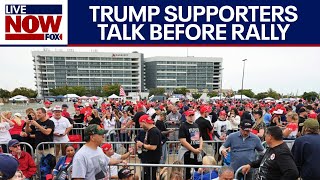 Donald Trump Long Island Rally Supporters sound off on life with Trump vs BidenHarris [upl. by Irolam829]