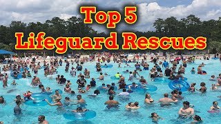 Top 5 Lifeguard Rescues [upl. by Oiretule]