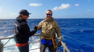 Saumarez Reef on board Big Cat Reality Fishing Charters [upl. by Noislla353]