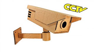 How To Make Cctv Camera With Cardboard Craft DIY Cardboard Cctv Camera [upl. by Adnohsel]