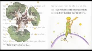 Ljudbok Den lille prinsen kapitel 5 Baobabträd [upl. by Eilsehc]