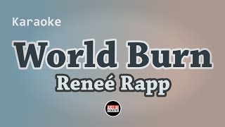 Reneé Rapp amp Cast of Mean Girls World Burn Karaoke with Lyrics [upl. by Namrak742]