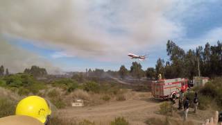 supertanker combate incendio forestal Santo domingo [upl. by Otilia4]