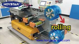 Twill Ribbon Cotton Ribbon Grosgrain Ribbon Roll to Roll Screen Printing Machine [upl. by Obellia]