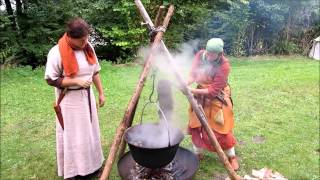 Viking Handcraft Dyeing with Walnut [upl. by Navi20]