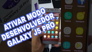 Ativar OPÇÕES DO DESENVOLVEDOR no Samsung Galaxy J5 Pro [upl. by Sou]