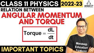 Relation Between Torque and Angular Momentum [upl. by Lovel783]