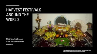 Harvest Festivals Around the World [upl. by Mahan751]