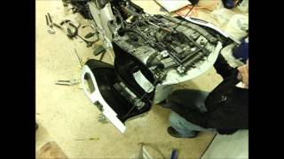 BMW K1200LT Rear Subframe Installation [upl. by Atrahc]