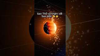 Sao mộc va chạm với Sao Thổshorts space khamphavutrub1b astronomy universe pulsar [upl. by Abie]