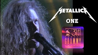 Metallica  ONE 1989  The 31st Annual Grammy Awards  Complete Scene  Best Quality [upl. by Enrobso]