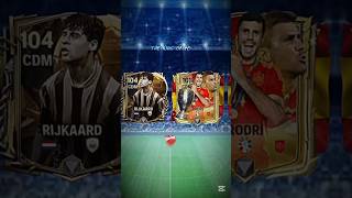 Rijkaard 🇳🇱 VS Rodri🇪🇸 FC mobile cards🗿fcmobile fc25 fifamobile shorts viralvideo funny fyp [upl. by Izzy268]